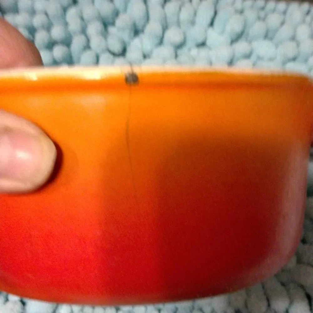 Vintage Descoware 5 Inch Sauce Pan. With Lid FE 14.
